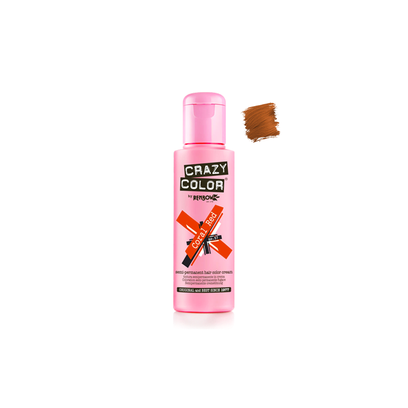 CRAZY COLOR Nº57 CORAL RED 100ml